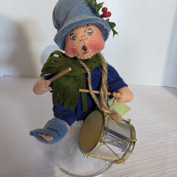 Anna Lee 1971 Little Drummer Boy 8" mobilitee doll tag Christmas holiday - Picture 2 of 12